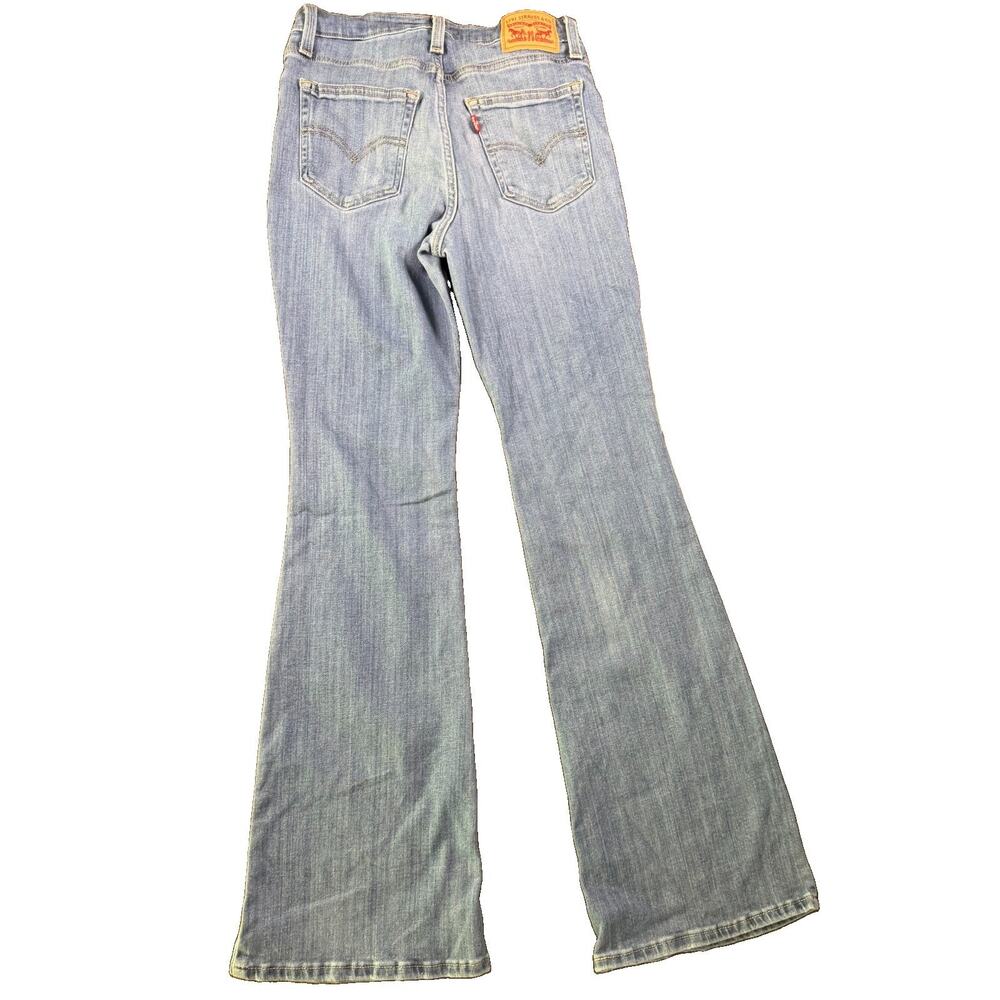 Levi’s 726 Flare Jeans W28 L32 Light Wash High Rise Stretch - Picture 3 of 13